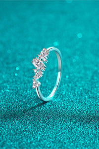 Thumbnail for Moissanite Rhodium-Plated Ring