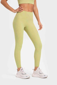 Thumbnail for Highly Stretchy Wide Waistband Yoga Leggings