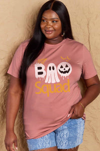 Thumbnail for Simply Love Full Size BOO SQUAD Graphic Cotton T-Shirt