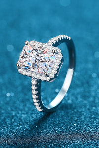 Thumbnail for 1 Carat Rectangle Moissanite Ring