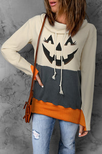 Thumbnail for Long Sleeve Jack-O'-Lantern Graphic Sweatshirt