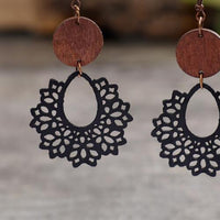 Thumbnail for Geometric Cutout Dangle Earrings