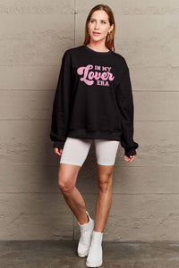 Thumbnail for Simply Love Full Size IN MY LOVER ERA Round Neck Sweatshirt