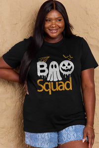 Thumbnail for Simply Love Full Size BOO SQUAD Graphic Cotton T-Shirt