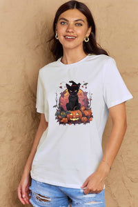 Thumbnail for Simply Love Full Size Halloween Theme Graphic T-Shirt