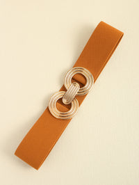 Thumbnail for Geometric Buckle Elastic Wide Belt