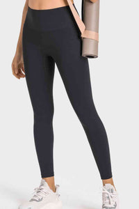 Thumbnail for High-Rise Wide Waistband Yoga Leggings