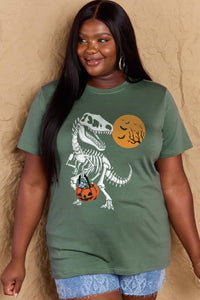 Thumbnail for Simply Love Full Size Dinosaur Skeleton Graphic Cotton T-Shirt