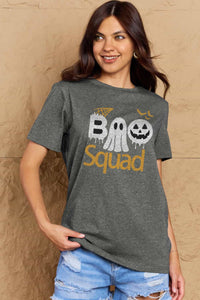 Thumbnail for Simply Love Full Size BOO SQUAD Graphic Cotton T-Shirt