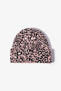 Thumbnail for Leopard Pattern Cuffed Beanie