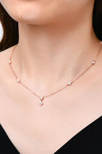 Thumbnail for Moissanite 925 Sterling Silver Necklace