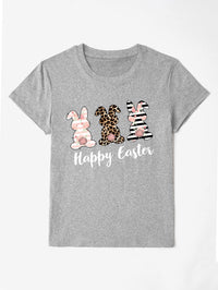 Thumbnail for HAPPY EASTER Round Neck Short Sleeve T-Shirt