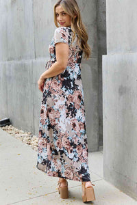 Thumbnail for Heimish Give Me Roses Full Size Floral Maxi Wrap Dress