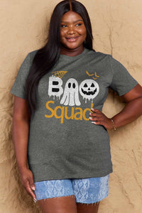 Thumbnail for Simply Love Full Size BOO SQUAD Graphic Cotton T-Shirt