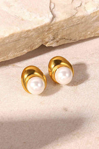 Thumbnail for Lovelier Than Ever Pearl Stud Earrings