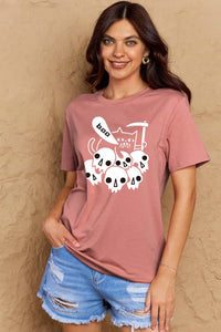 Thumbnail for Simply Love Full Size Graphic BOO Cotton T-Shirt