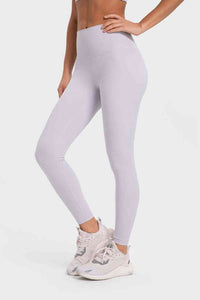 Thumbnail for Highly Stretchy Wide Waistband Yoga Leggings