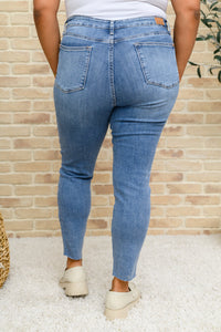 Thumbnail for Becca Hi-Waisted Embroidered Pocket Relaxed Jeans