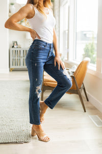 Thumbnail for Colt High Rise Button Fly Distressed Boyfriend Jeans