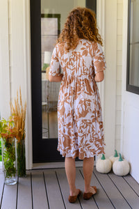 Thumbnail for Conversation Starter Floral Faux Wrap Dress