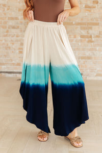Thumbnail for Day and Night Ombre Tulip Pants