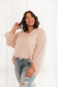 Thumbnail for Express Yourself Top in Peach