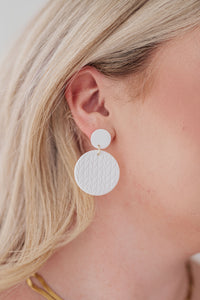 Thumbnail for Falling Petals Earrings in Cream