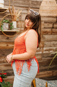 Thumbnail for Festival Fringe Tank in Orange