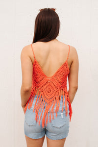 Thumbnail for Festival Fringe Tank in Orange