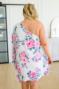 Thumbnail for Forever Smitten Floral One Shoulder Dress