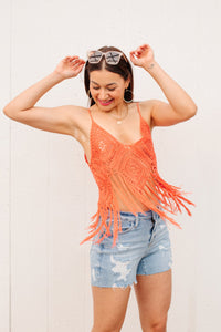 Thumbnail for Festival Fringe Tank in Orange