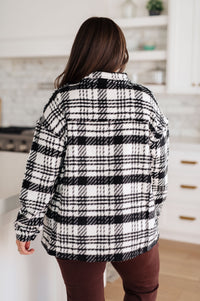 Thumbnail for Kate Plaid Jacket in Black & White