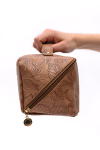 Thumbnail for Life In Luxury Large Capacity Cosmetic Bag in Tan