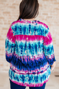 Thumbnail for Little Lovely Blouse in Tie Dye