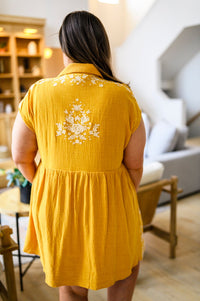 Thumbnail for Marigold Embroidered Dress