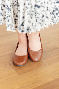 Thumbnail for On Your Toes Ballet Flats in Camel