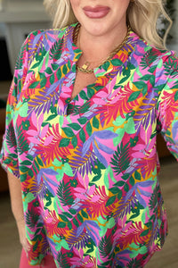 Thumbnail for Lizzy Top in Tropical Multi