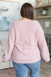 Thumbnail for Plush Feelings V-Neck Sweater