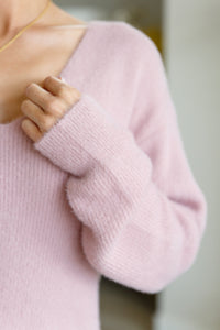 Thumbnail for Plush Feelings V-Neck Sweater