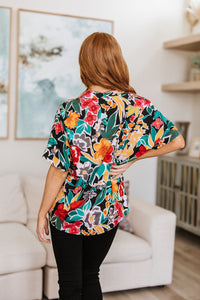 Thumbnail for Pretty in Paradise Floral Blouse