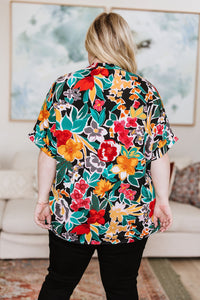 Thumbnail for Pretty in Paradise Floral Blouse