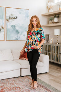 Thumbnail for Pretty in Paradise Floral Blouse