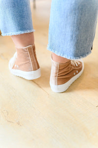 Thumbnail for Run Me Down Velvet High Tops in Tan