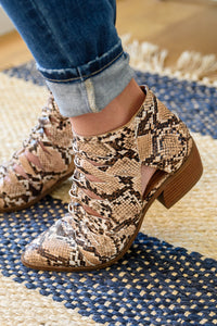 Thumbnail for Sadie Ankle Boots In Snakeskin