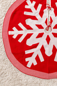 Thumbnail for Snowflake Knit Tree Skirt