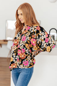 Thumbnail for Take Another Chance Floral Print Top