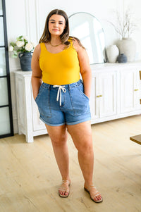 Thumbnail for The Basics Reversible Longline Tank in Mustard