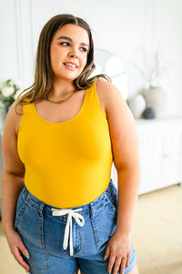 Thumbnail for The Basics Reversible Longline Tank in Mustard