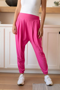 Thumbnail for The Motive Slouch Jogger in Hot Pink