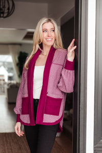 Thumbnail for Two Hearts Jacket In Plum